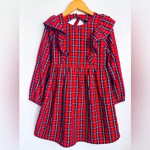 5T Old Navy Long Sleeve Plaid Tartan Dress